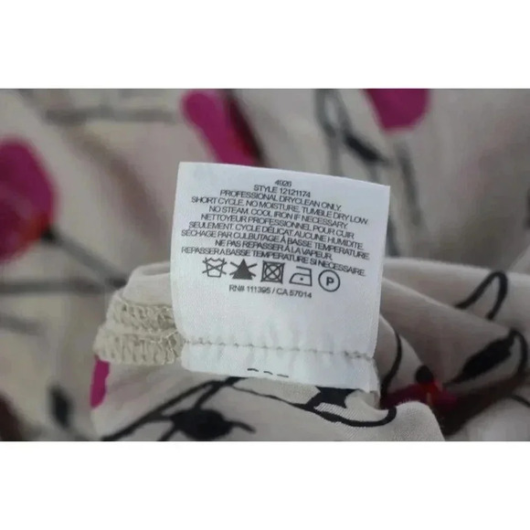 ladies TORY BURCH v-neck blouse size 6 - Picture 9 of 11